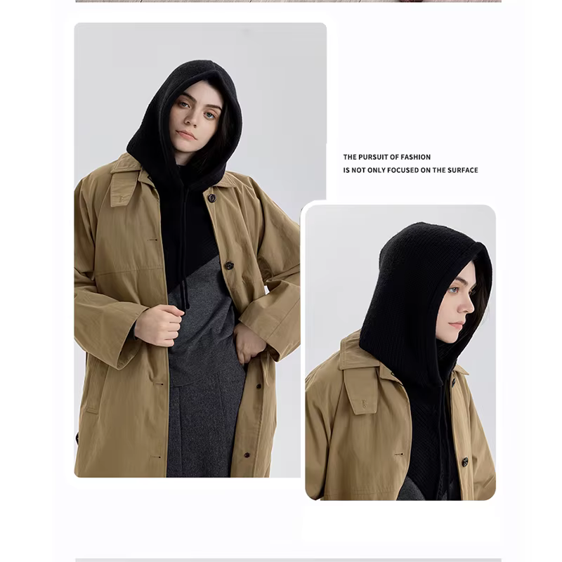 Cagoule d'hiver pour femmes