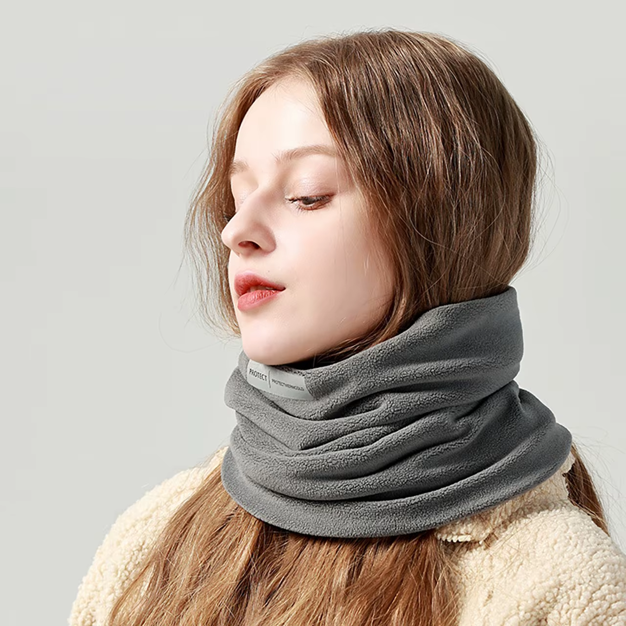 Écharpe polaire d'hiver pour femmes et hommes