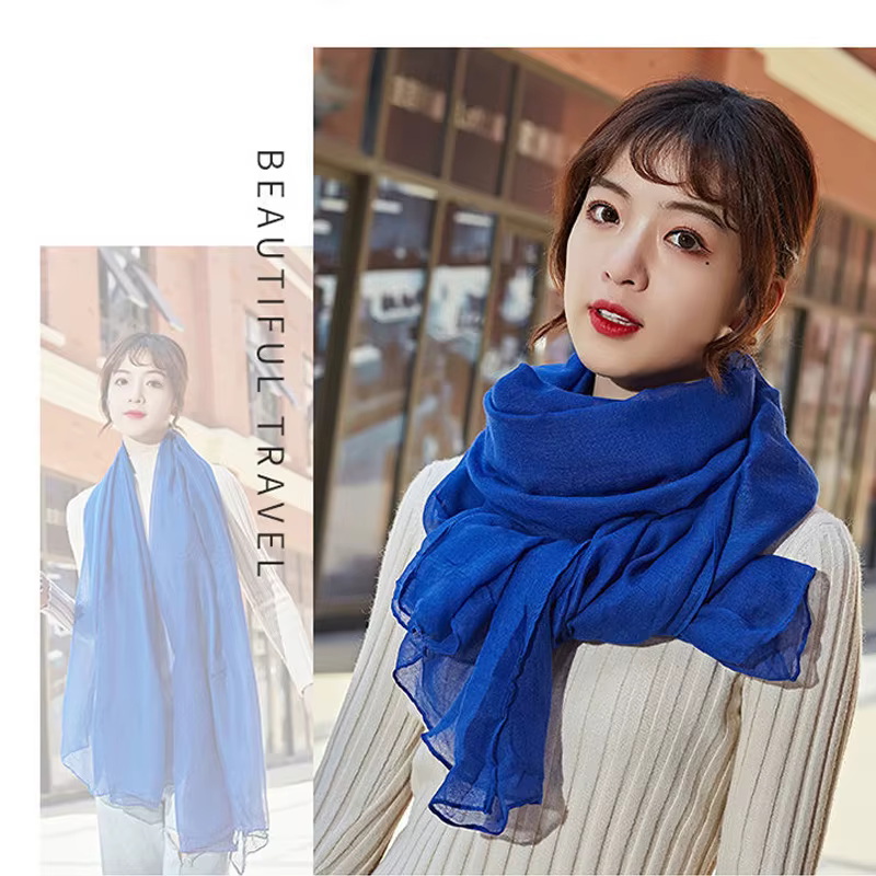2022 coton lin écharpe femmes concepteur de luxe printemps hiver chaud écharpes Pashmina Hijabs foulards châles enveloppes Foulard bandeau