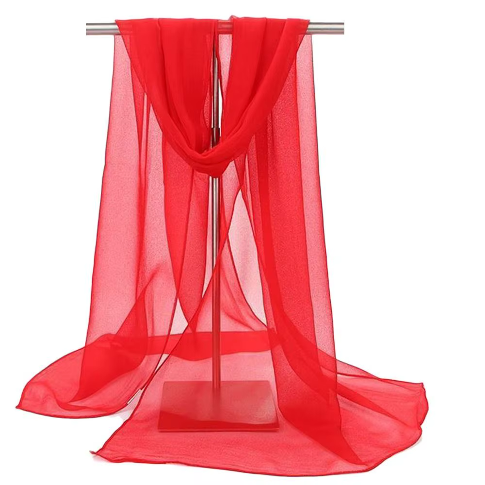 Foulard en mousseline de soie pour femme