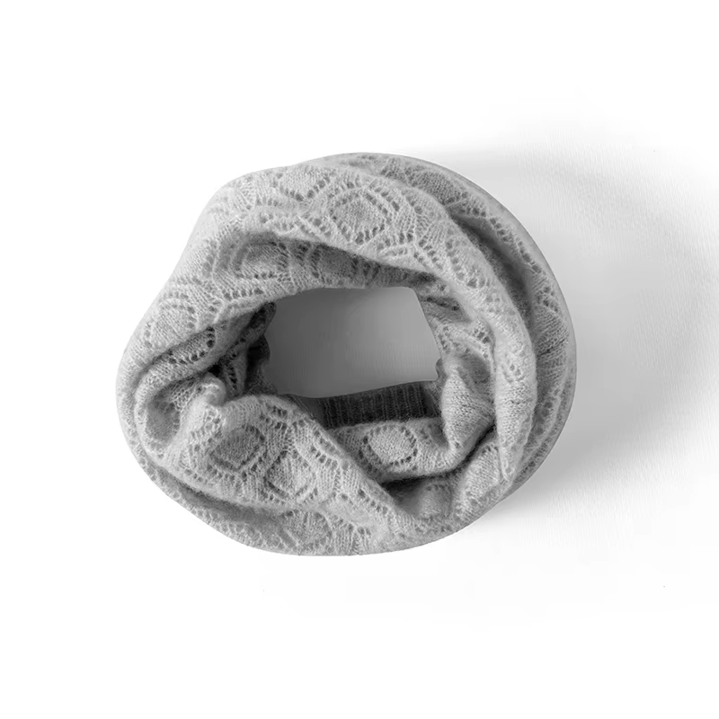 Écharpe chaude unisexe à motif creux