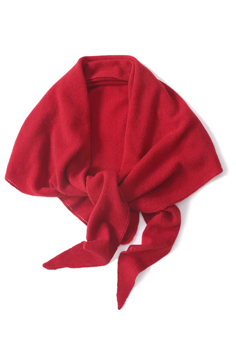 100% laine tricoté grand Triangle châles écharpe femmes automne hiver doux chaud