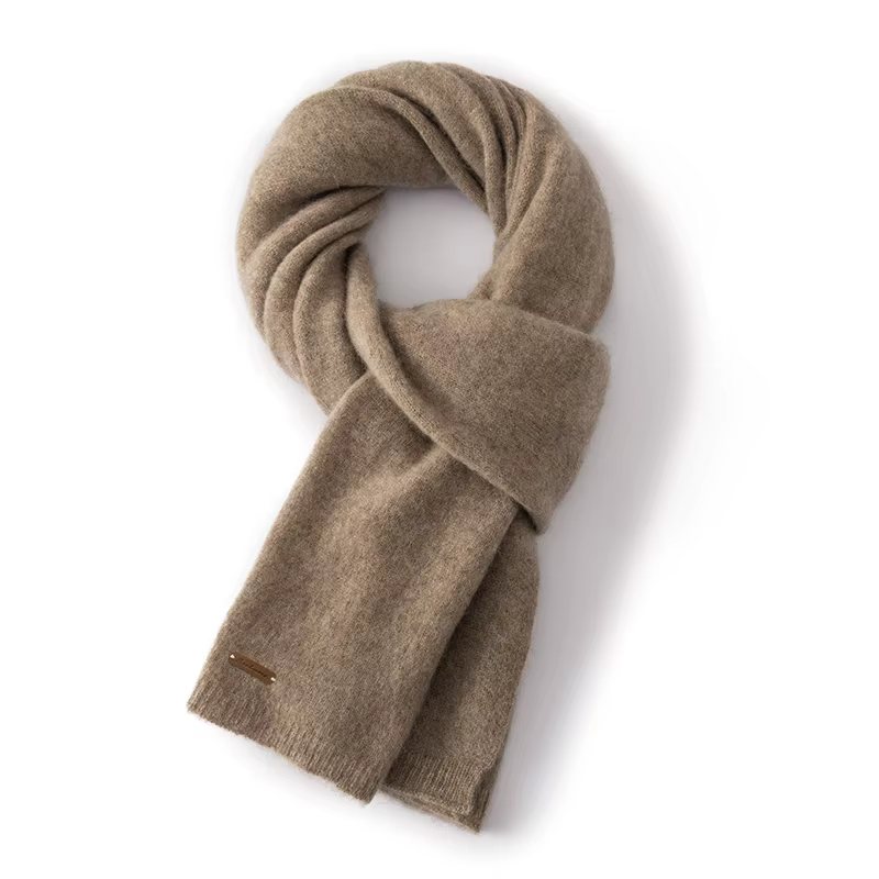 Femmes 100% pur cachemire écharpe hiver chaud doux confortable tricot longue enveloppement mode décontracté cou plus