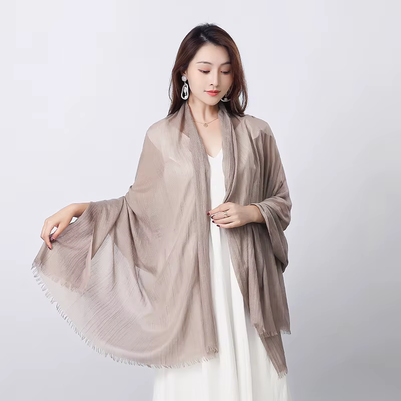 Écharpe en lin de coton pour femme
