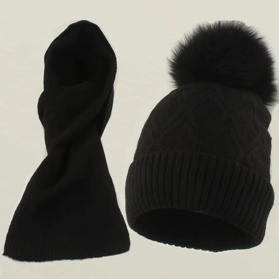 Ensemble chapeau et écharpe pour femmes