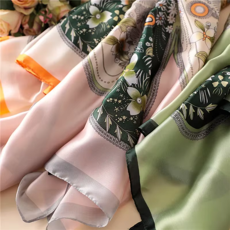 Foulard Long en soie pour femmes