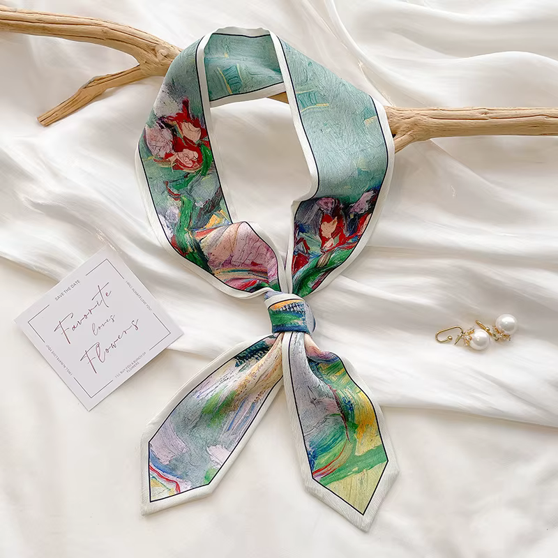 Petit Foulard Long et Étroit pour Femme