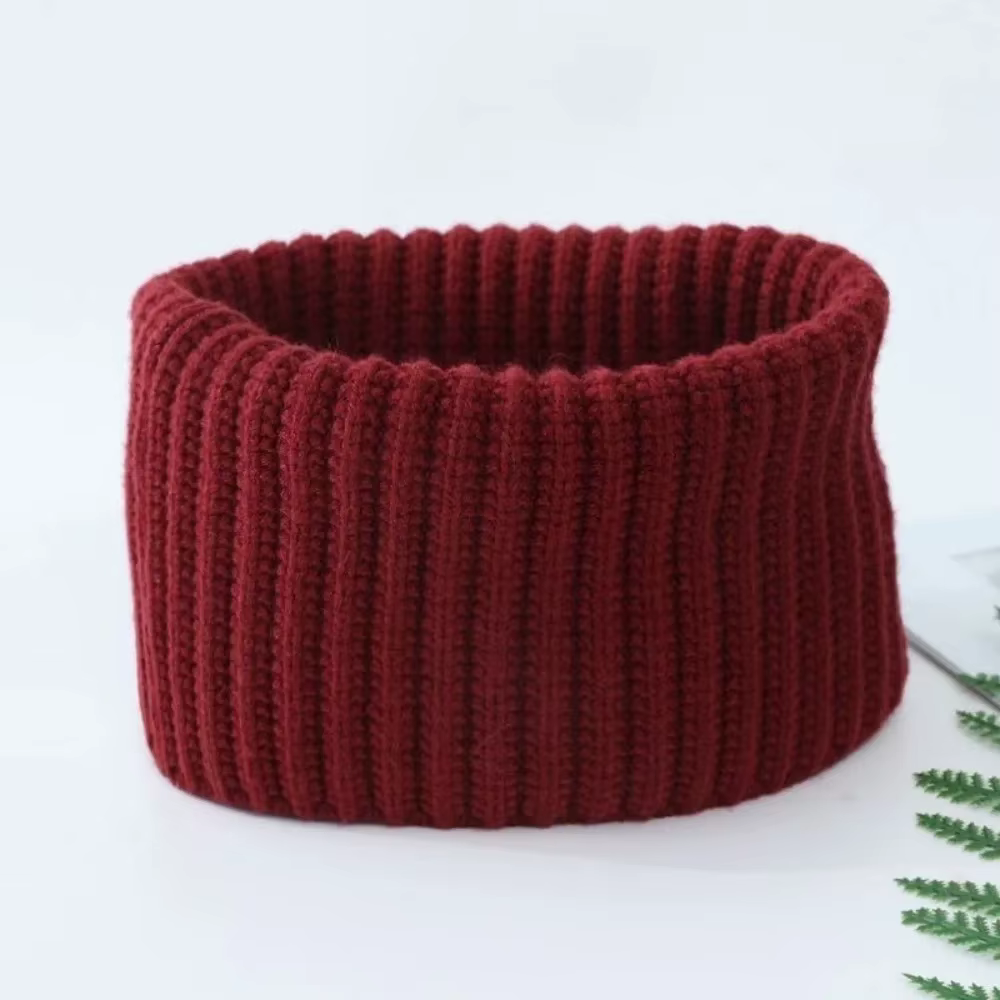 Écharpe en laine épaisse double couche pour hommes et femmes