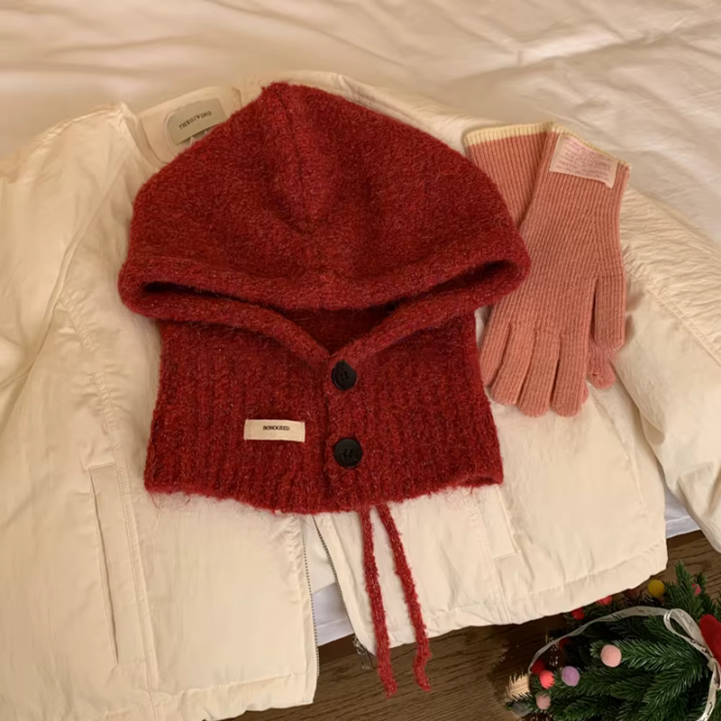 Style coréen chapeau écharpe femmes automne et hiver chaud Protection des oreilles