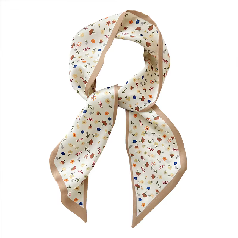Écharpe de couleur kaki de tempérament Simple pour femme