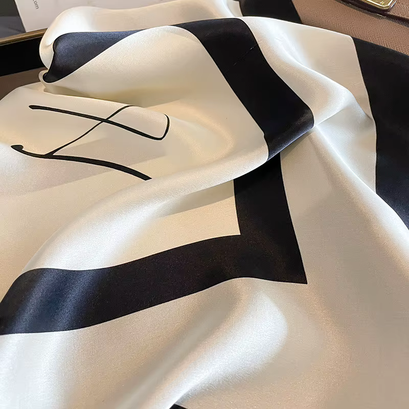 InjSquare-Foulard imprimé pour femme