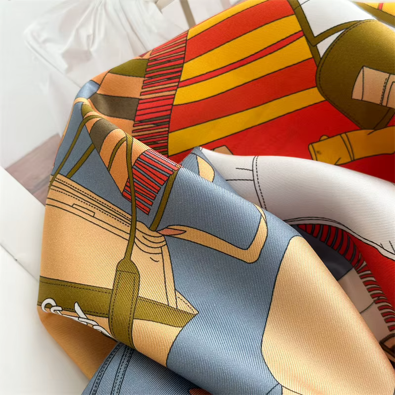 Foulard 100% Soie Carré 90cm