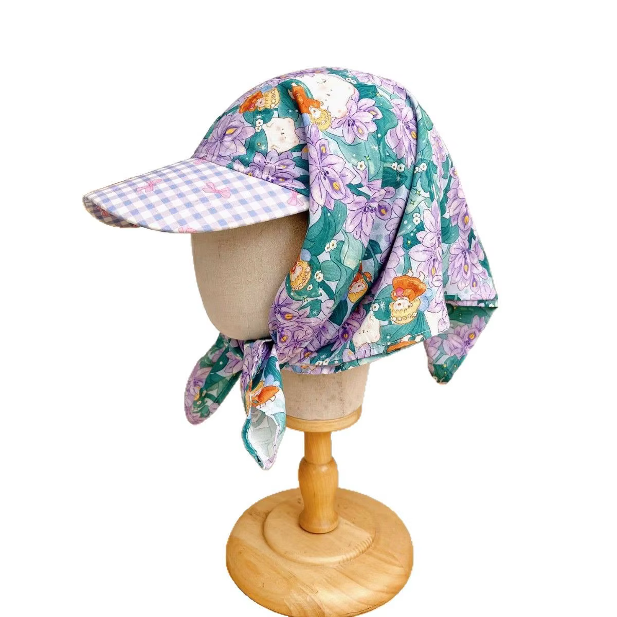Foulard carré pastoral français littéraire peinture à l'huile Style