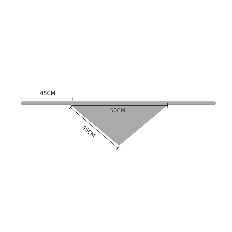Écharpe triangulaire à franges Y2K pour femmes