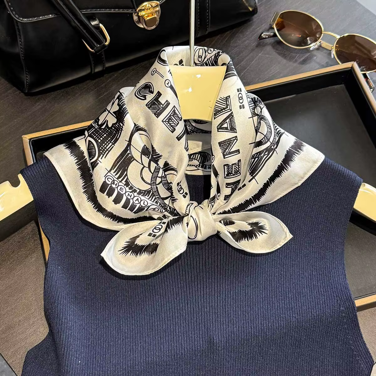 100% foulard en soie de mûrier femmes marque de luxe châles carrés