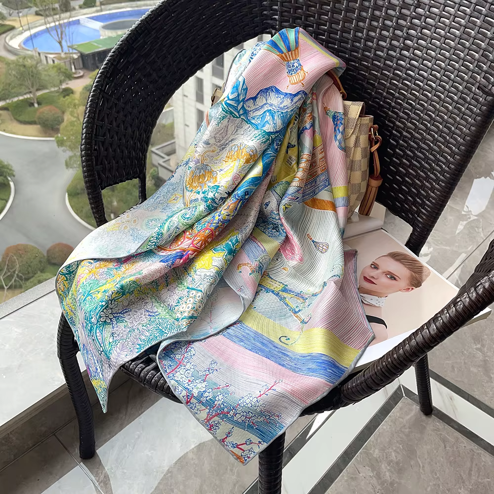 Foulard en soie de haute qualité