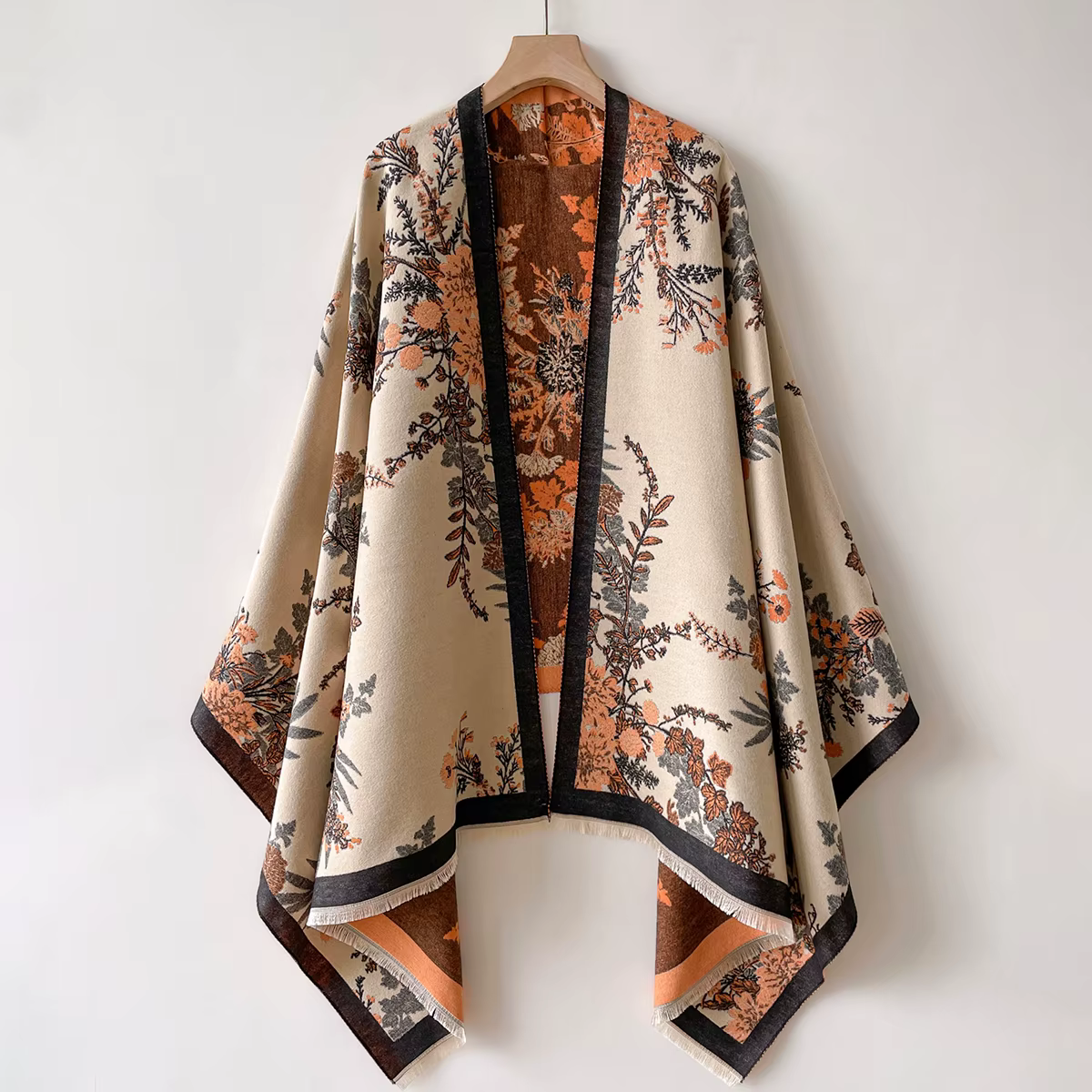 Châle chaud femmes écharpe de luxe cachemire hiver couverture enveloppes décontracté imprimé fleuri Pashmina Bufanda voyage Poncho étoles Echarpe