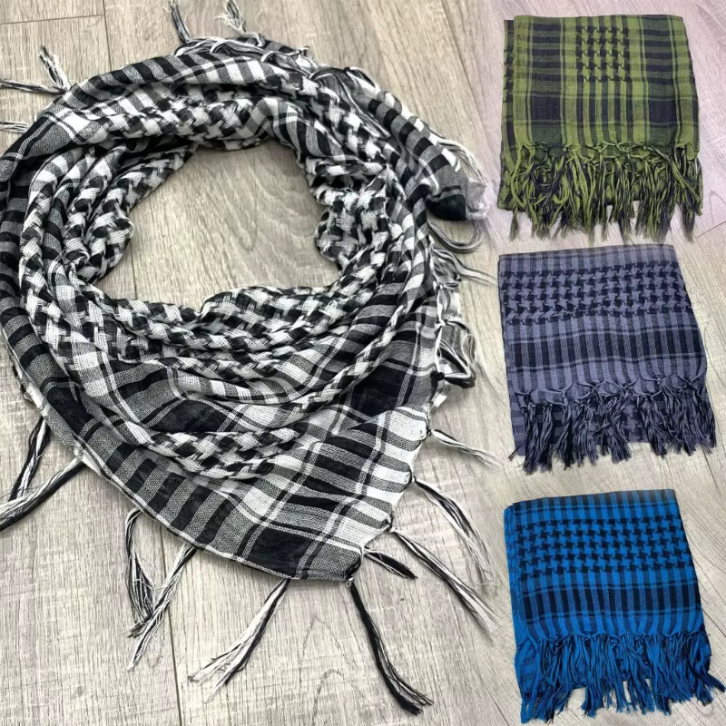 Ethnique arabe Shemagh écharpe arabe prière écharpe désert châle foulard