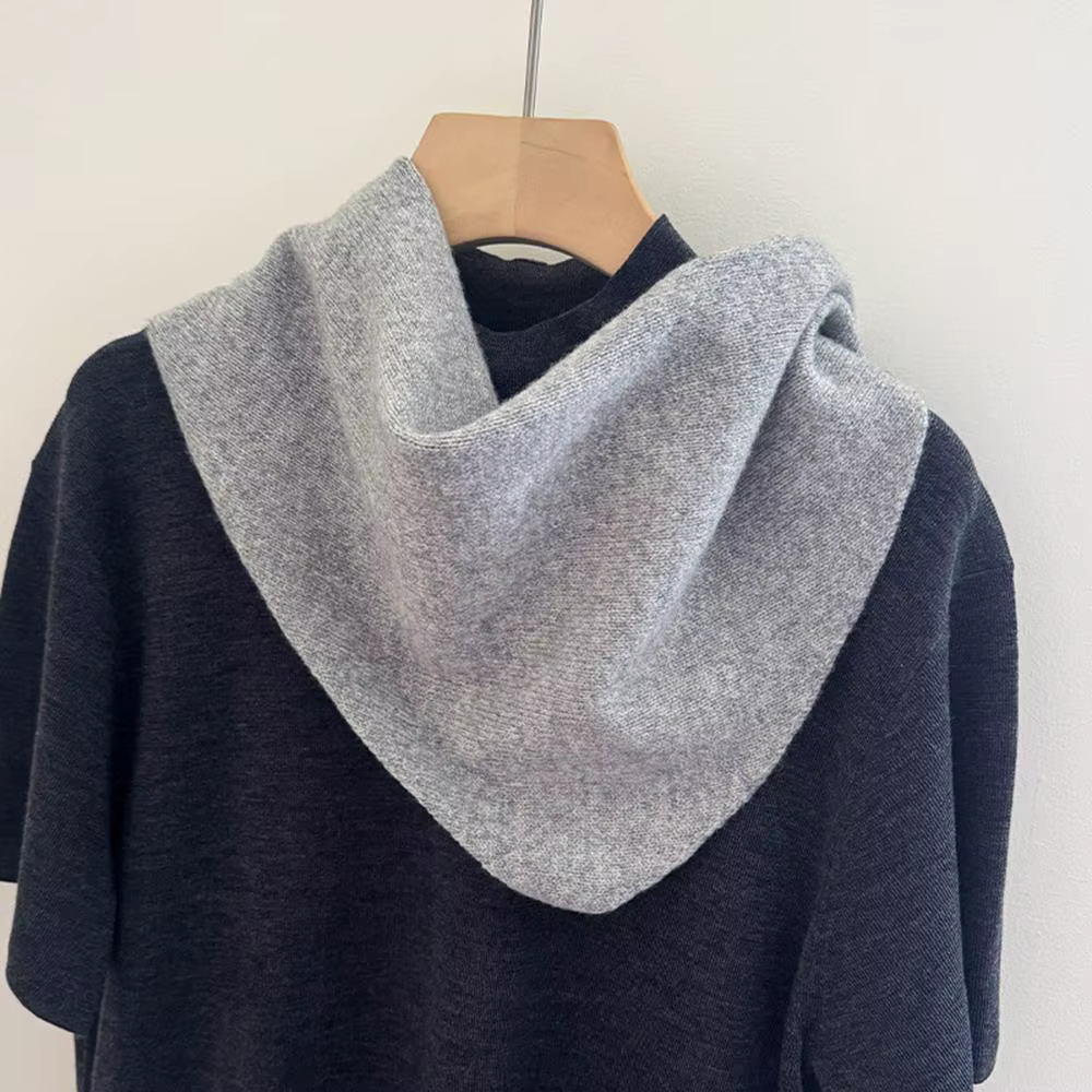Écharpe tricotée 100% laine pour femme
