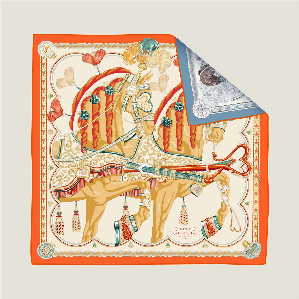 Marque luxueuse Double face sergé femmes écharpe crème solaire Foulard châle Hijab femme cheveux