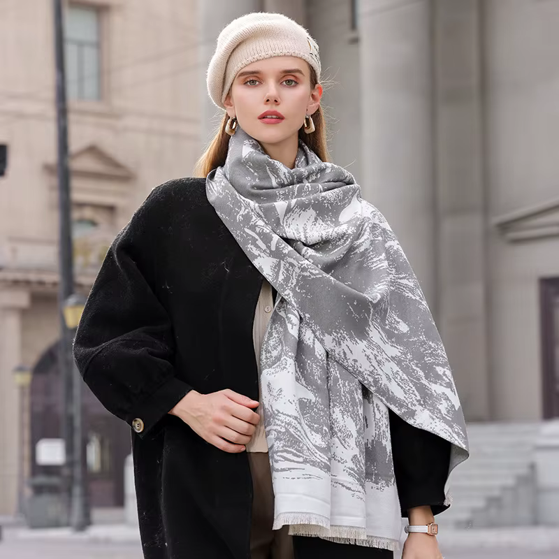 Écharpe en Faux cachemire pour femmes et filles