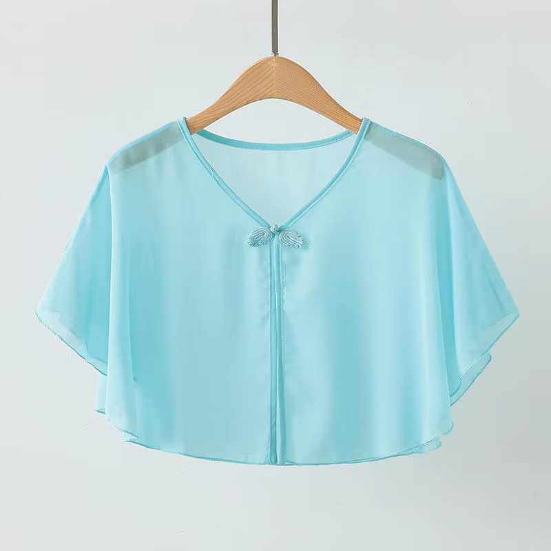 Petite écharpe en mousseline de soie pour femmes