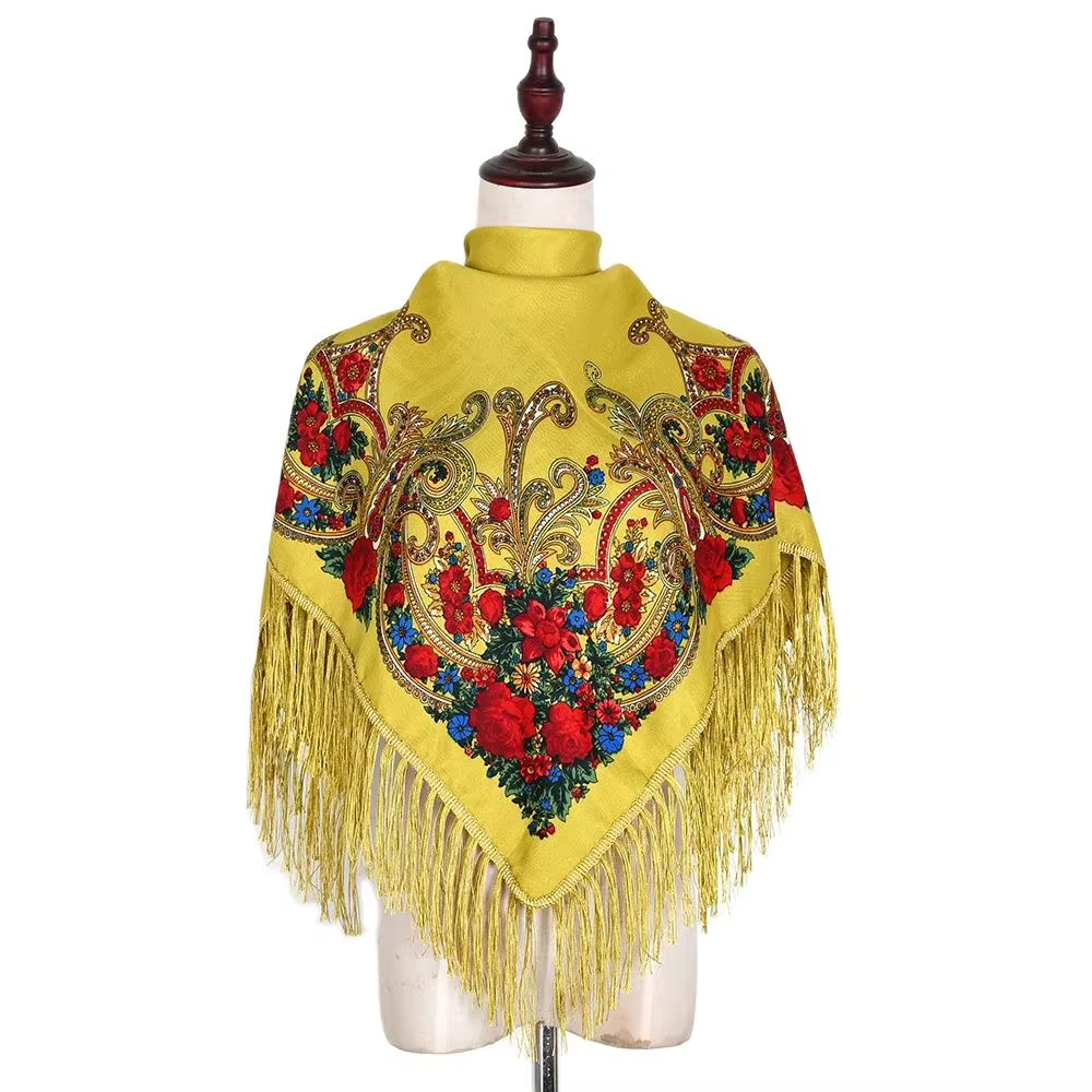 Foulard carré russe pour femmes
