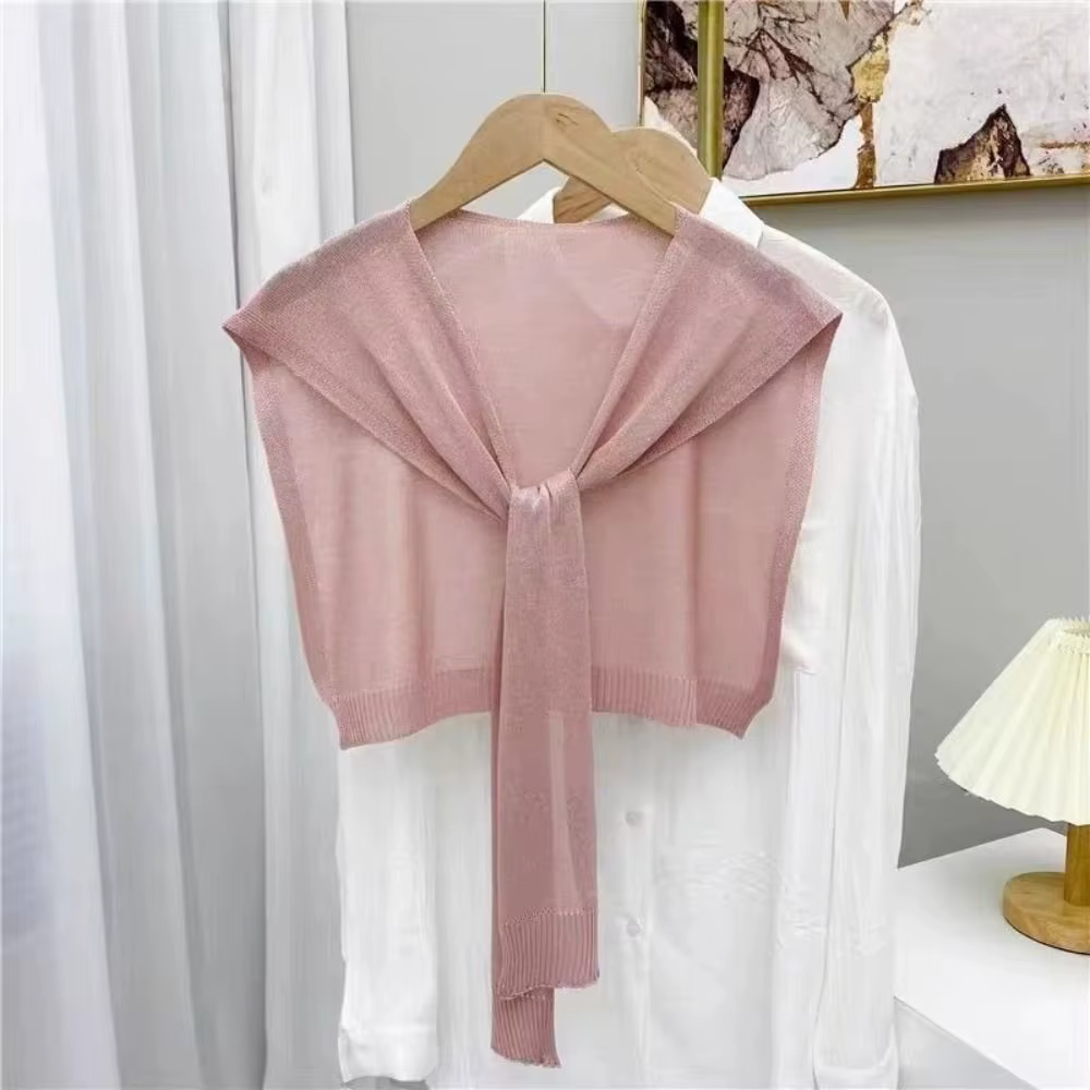 Châle fin en tricot de style coréen