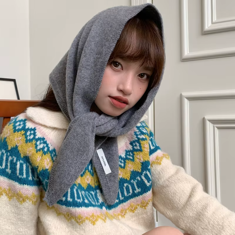 Femmes écharpe 100% laine foulard cravate foulards pour dame