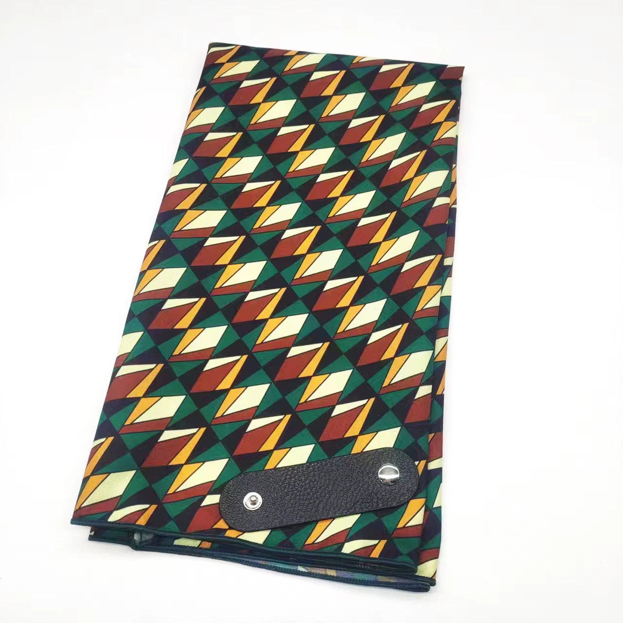Foulard carré en soie blanche pour hommes