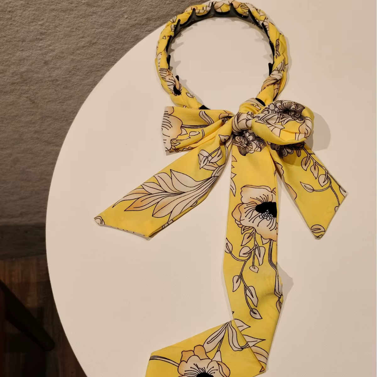 Nouveau Foulard en Soie Imprimé Tendance – Accessoire Polyvalent pour Cheveux à Tresser pour Femme
