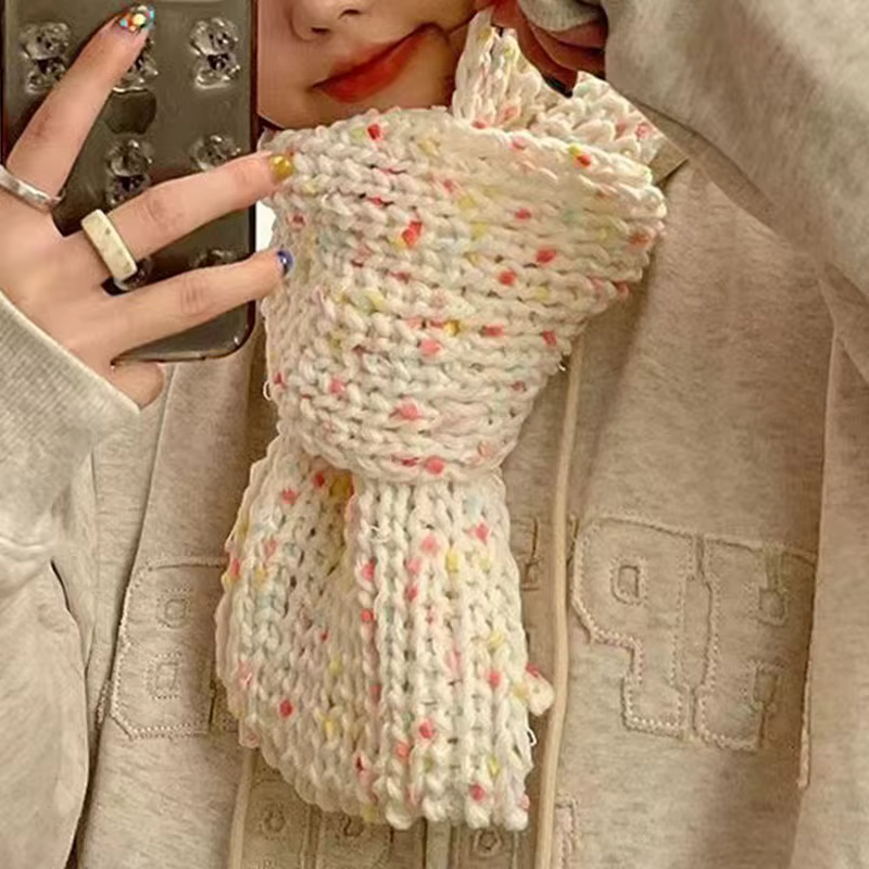 Pelote de Fil de Laine Arc-en-ciel Doux et Mignon pour Bricolage, Écharpe, Couverture, Pull, Crochet, Créatif, Coloré