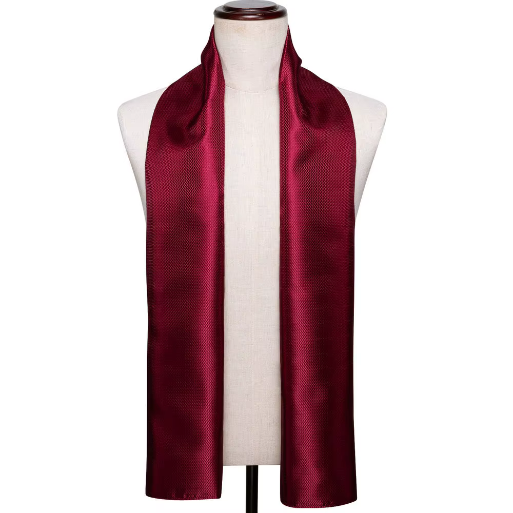 Écharpes pour hommes de couleur rouge