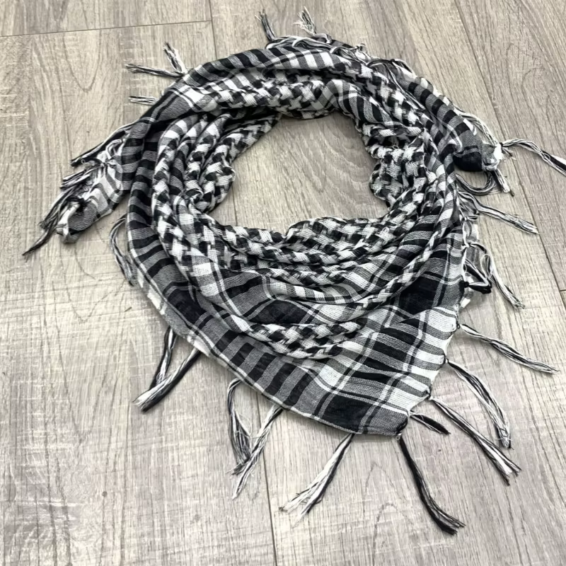 Ethnique arabe Shemagh écharpe arabe prière écharpe désert châle foulard