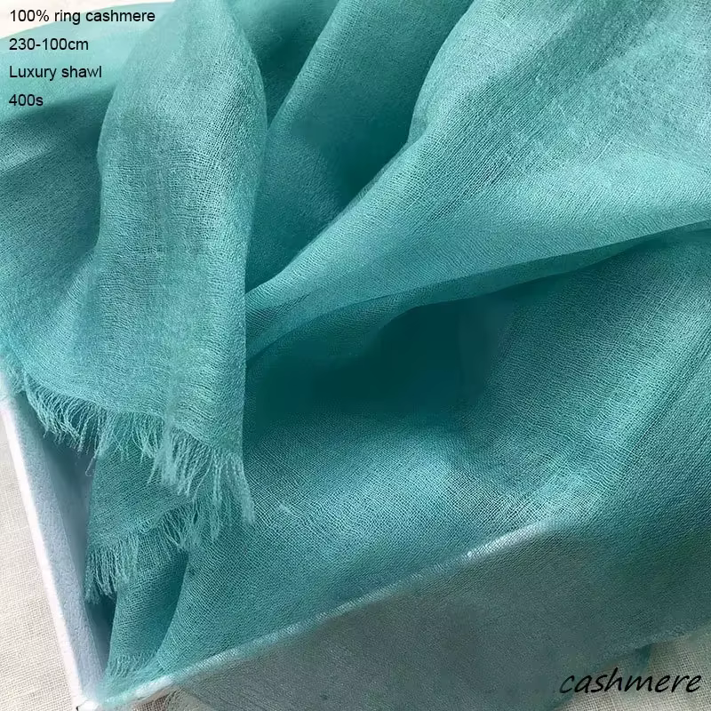 Écharpe en cachemire 400S/classe 100% pour femme