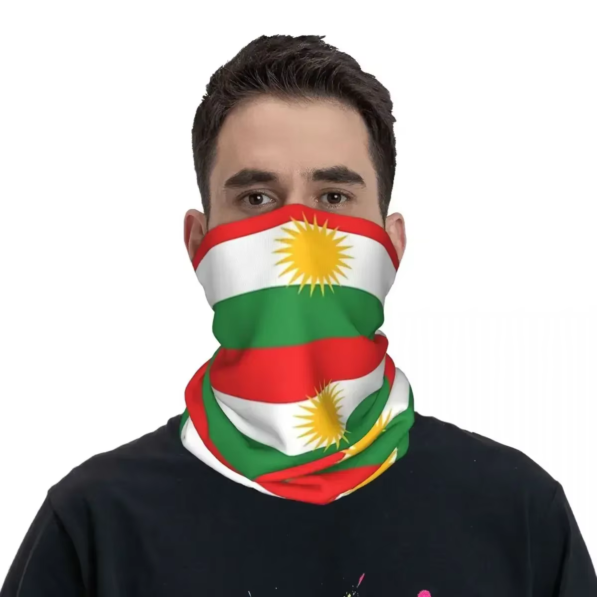 Cou bandana imprimé kurde