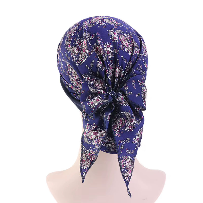 Foulard de tête pour femme contre le cancer
