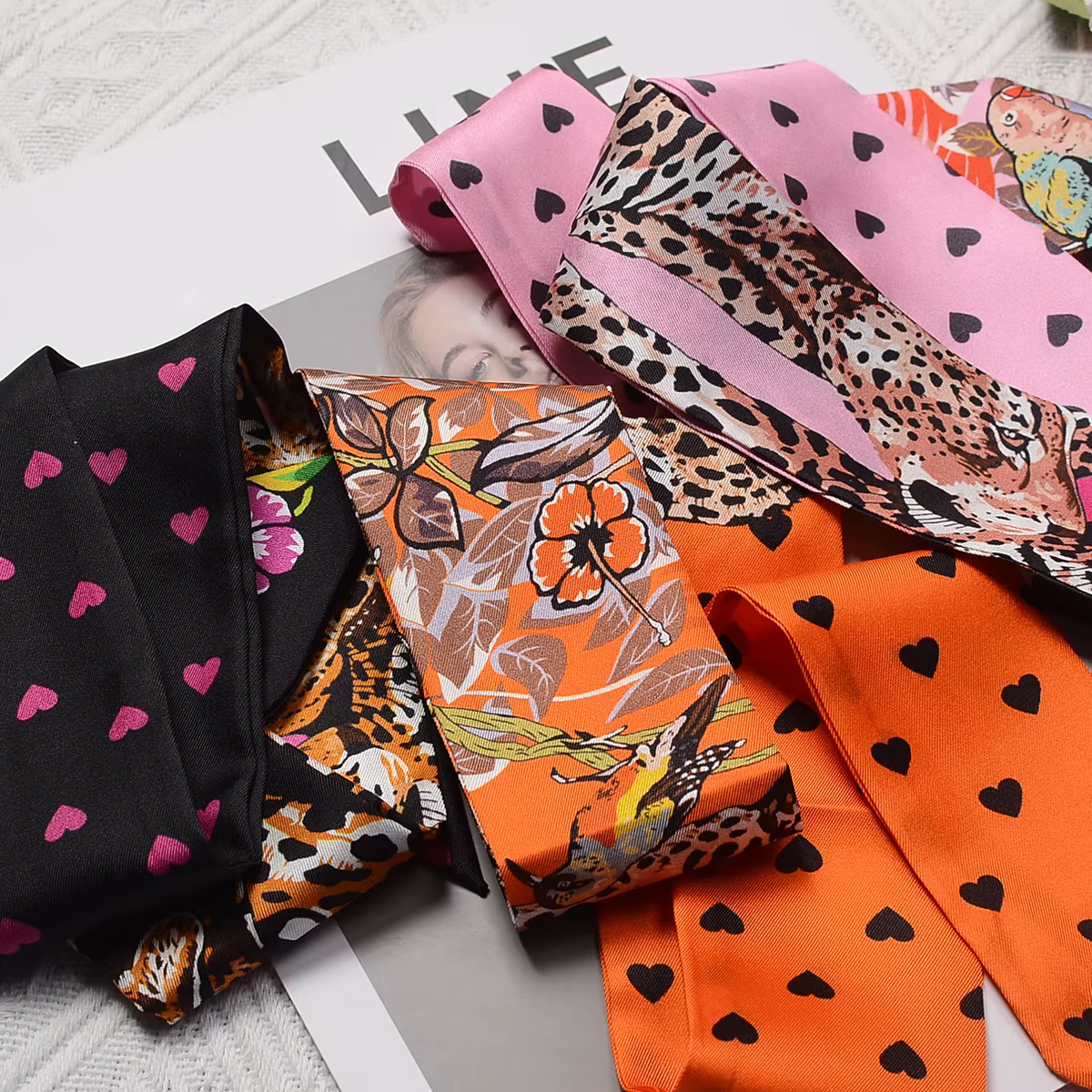 Injplanchers f-Foulard léopard pour femme