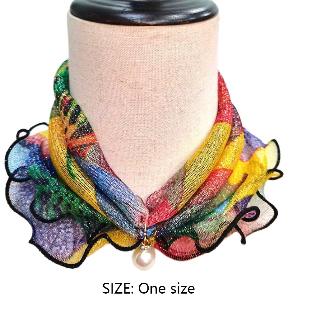 Foulard Carré en Dentelle pour Femme