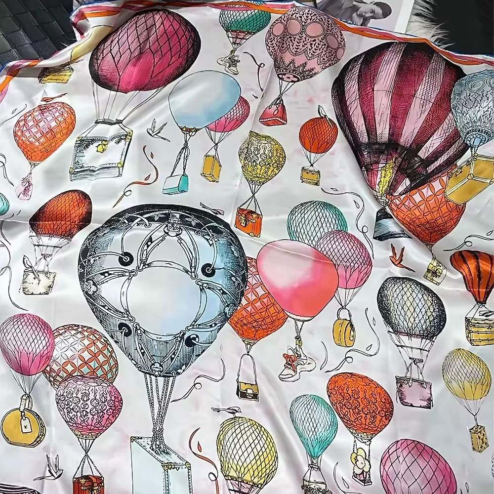 Nouveau printemps 100% foulards carrés en soie de mûrier
