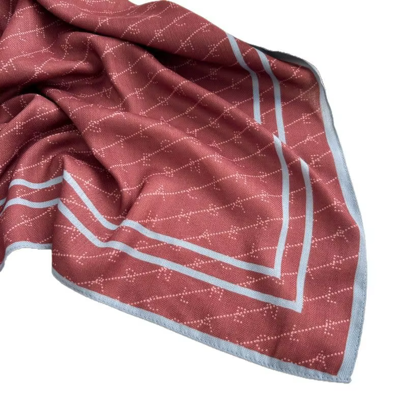 Nouveau foulard de tête imprimé double face tendance