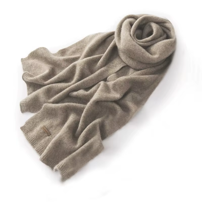 Femmes 100% pur cachemire écharpe hiver chaud doux confortable tricot longue enveloppement mode décontracté cou plus