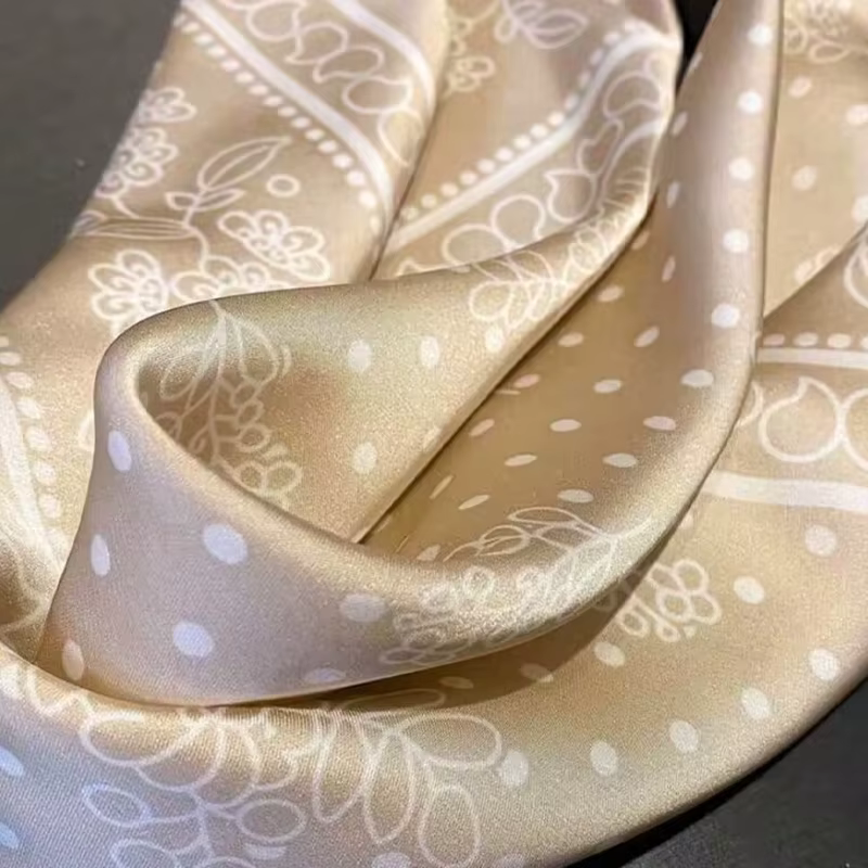 1 écharpe carrée de 70 cm à imprimé cachemire style bohème pour femme