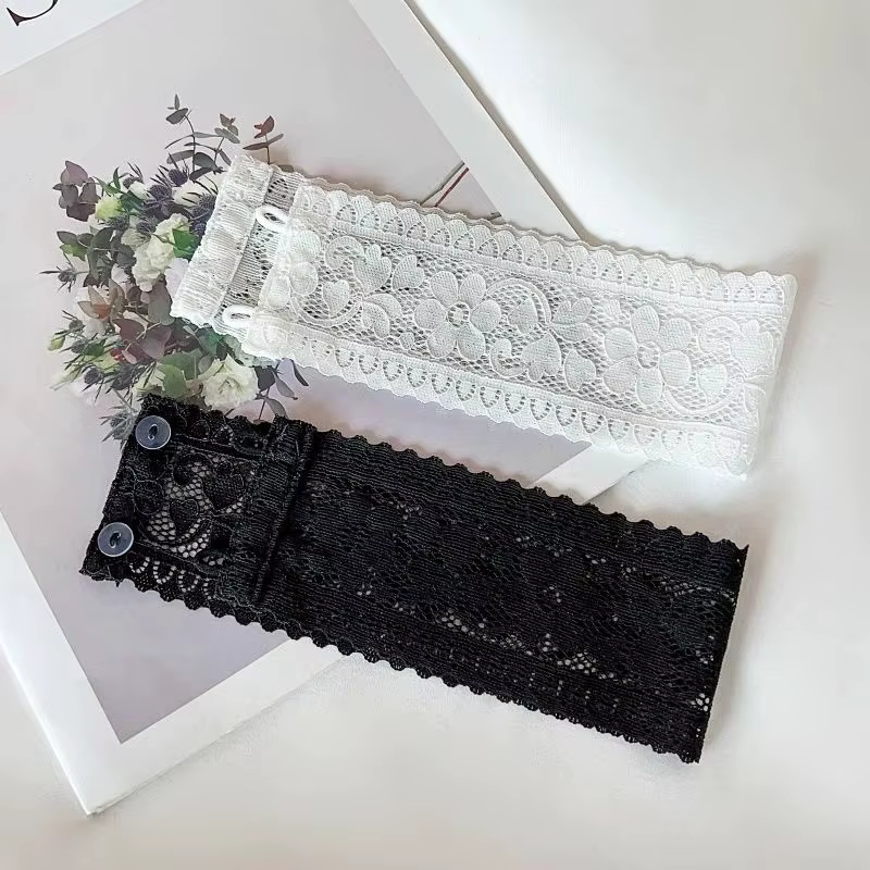Cache-cou en dentelle pour femme