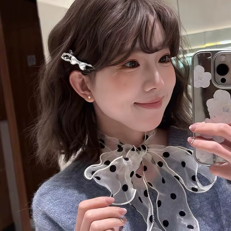 Écharpe en maille de dentelle douce pour femmes