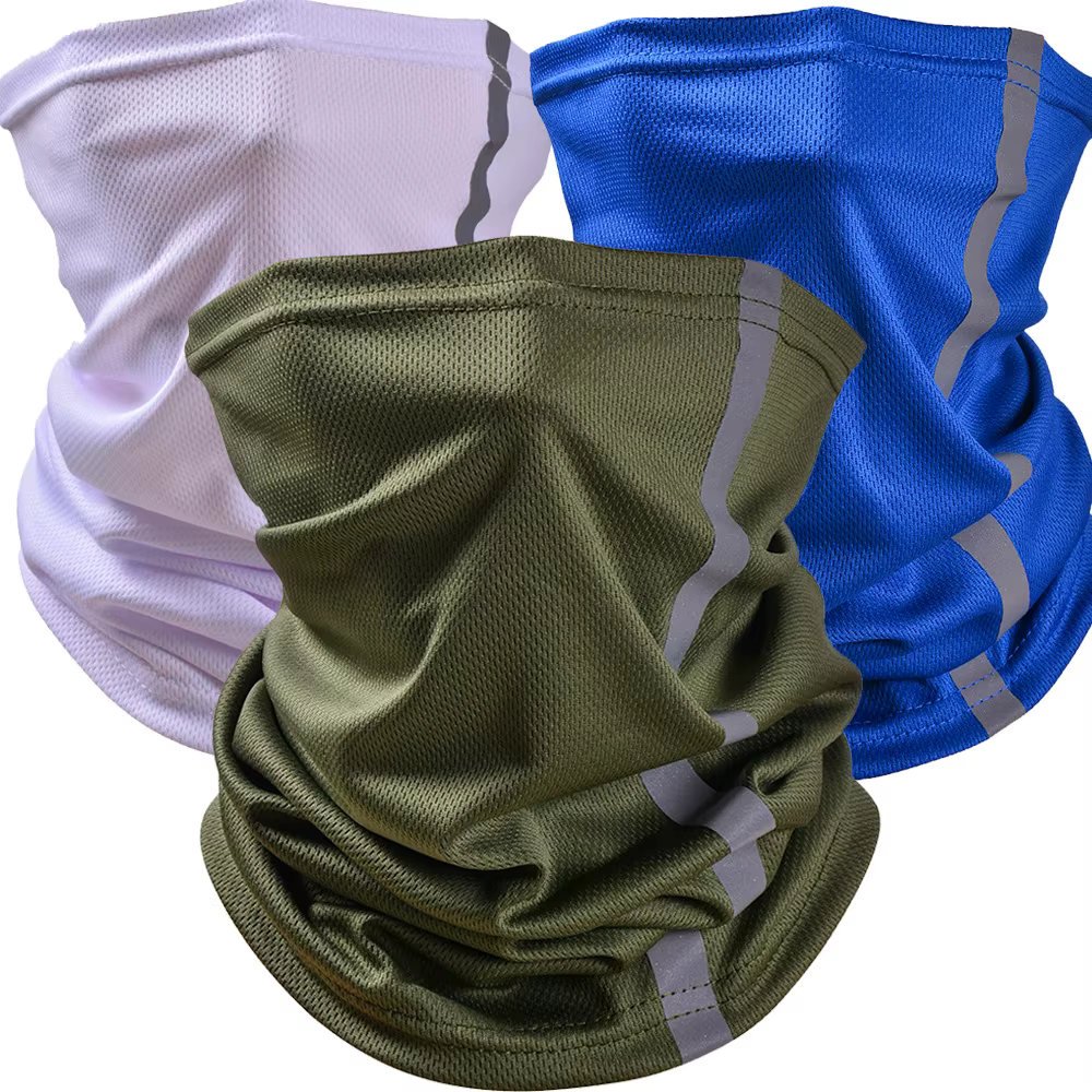 Bandana de sécurité au néon pour le cou