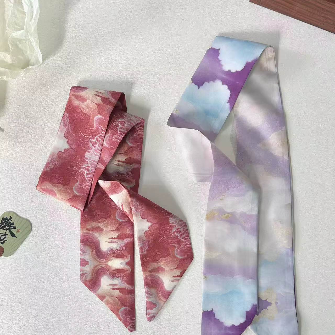 Foulard en soie frais et chic