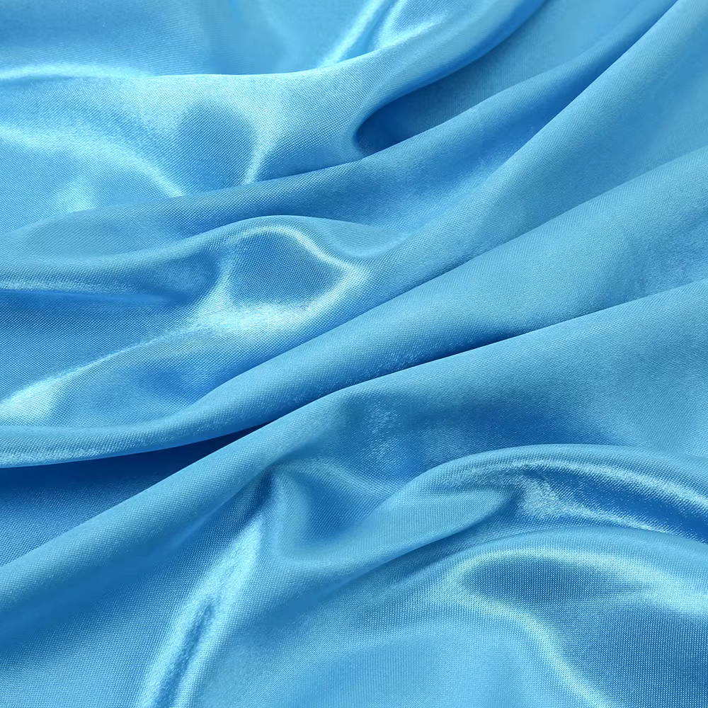 Foulard carré en Satin uni pour femmes