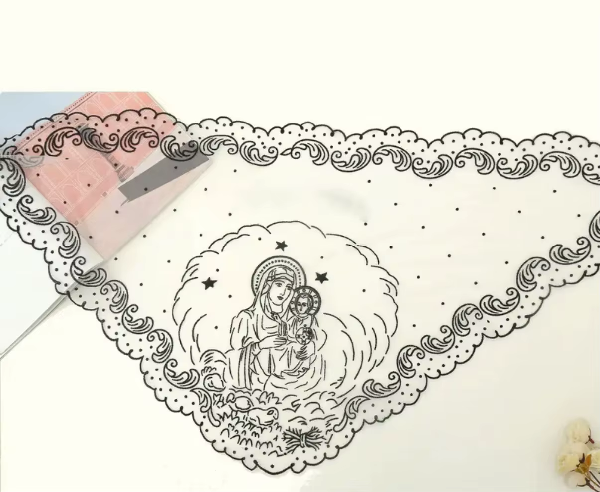 Nouvelle écharpe en tulle blanc pour femmes