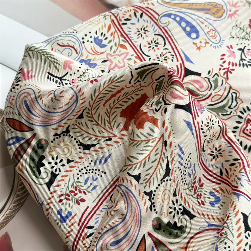 Foulard en soie de 90CM